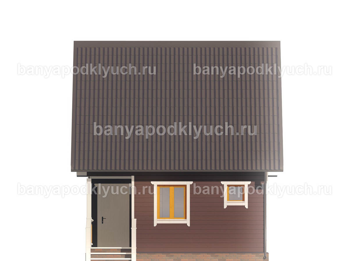 Каркасная баня 6x4 м Каркасная баня 6x4 м