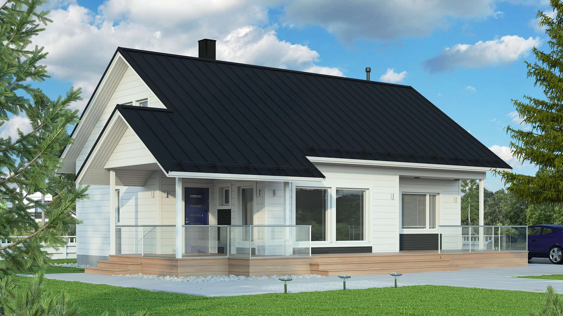 Дом из бруса 12×9 м Дом из бруса 12×9 м